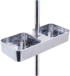 Duschy szappantartó zuhanyrudakhoz króm 255-90 (25590)