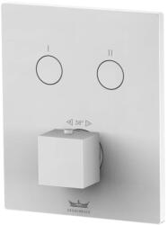 Kronenbach Smart Push kád és zuhany csaptelep süllyesztett z termosztáttal fehér 19046002WM (19046002WM)