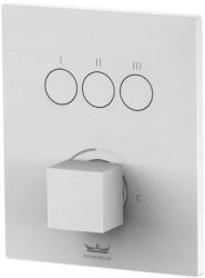 Kronenbach Smart Push kád és zuhany csaptelep süllyesztett fehér 19045003WM (19045003WM)