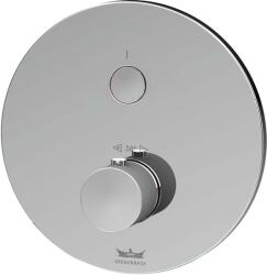 Kronenbach Smart Push zuhanycsaptelep süllyesztett z termosztáttal króm 19044001CR (19044001CR)