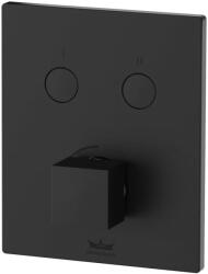 Kronenbach Smart Push kád és zuhany csaptelep süllyesztett fekete 19045002SM (19045002SM)
