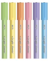 M&G Akril Marker Sötét, hegy 2 mm - 6 db-os készlet