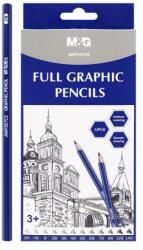 M&G Grafit ceruza M&G minden keménység 2H-tól 14B-ig - 12 db-os készlet