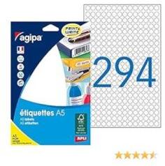 Agipa A5 kerek címkék 8 mm-es kék