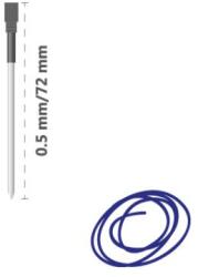 Junior Crystal Touch fém utántöltő 0, 5 mm - kék