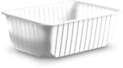 WIMEX Tálca (PP) négyzet alakú fehér 186 x 133 mm 1000 ml [50 db]