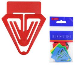 RON Műanyag gemkapcsok 662, címkézés, 40 mm (10 db)