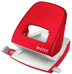 Leitz Lyukasztó, kétlyukú, 30 lapos, LEITZ "Nexxt Wow", piros