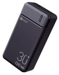 C-TECH Powerbank C-tech 30000mAh, Li-Pol, 20W, USB-C/USB-A/micro USB PBPD-30