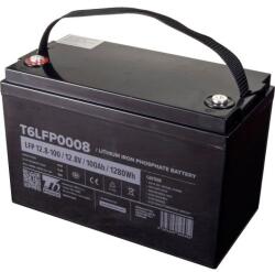 T6 Power T6 akkumulátor LiFePO4, 12, 8 V, 100 Ah, 1280 Wh, Bluetooth, T16 T6LFP0008