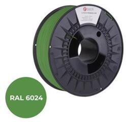 C-TECH Nyomdafüzér (filament) C-TECH PREMIUM LINE, PLA, forgalomzöld, RAL6024, 1, 75 mm, 1 kg 3DF-P-PLA1.75-6024