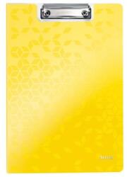 Leitz WOW összecsukható csipeszes tábla, sárga