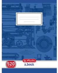 Herlitz 520 jegyzetfüzet, A5, átlátszó, 70g/m2