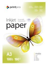 PrintPro Fotopapier - A3 / 190g - matný, 100 ks v balení