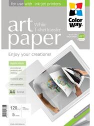 ColorWay Fotopapier - A4 / 120g - nažehľovací pre svetlú textíliu, 5 ks v balení