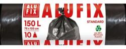 Alufix Szemeteszsákok 150 l / 10 db, 40 mikron, 78 x 105 cm, fekete, LDPE