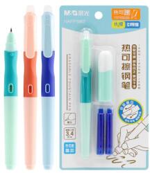 M&G iErase U-Grip golyóstoll, radíros tinta + 2 db roller (3 szín)