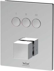 Kronenbach Smart Push kád és zuhany csaptelep süllyesztett króm 19045003CR (19045003CR)