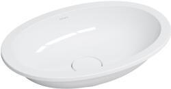 Omnires Shell M+ mosdótál 48x31 cm ovális alulról beépíthető fehér SHELL480UPBP (SHELL480UPBP)
