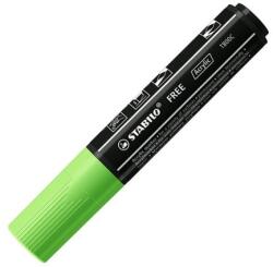 STABILO Akril marker STABILO FREE Acrylic T800C ékvég 4-10 mm - világoszöld