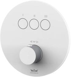 Kronenbach Smart Push kád és zuhany csaptelep süllyesztett fehér 19043003WM (19043003WM)