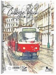 Notes Főiskolai jegyzetfüzet, A4-es, vonalas, 50 lapos