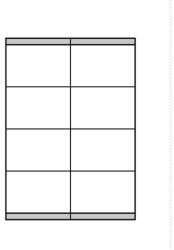 etibox Univerzális címkék 105x70 mm Etibox A4 100 lap