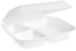 WIMEX Menü doboz (XPS) 3 részes fehér 241 x 207 x 69 mm 570 ml [125 db]