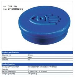 Legamaster Mágnes 30 mm kék 10 db