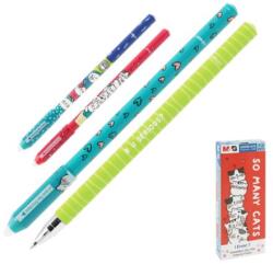 M&G Görgős gél/gumi M&G iErase So Many Cats Ceruza 0, 5 mm, kék