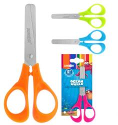 Junior Office Gyermekolló JUNIOR Ocean World 5" 130 mm jobbkezeseknek, színkeverék