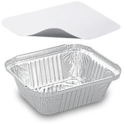 WIMEX Tál (ALU) négyzet 149 x 123 x 47 mm 470 ml + fedél [5 készlet]