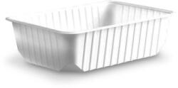 WIMEX Tálca (PP) négyzet alakú fehér 186 x 133 mm 750 ml [50 db]