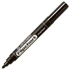 Centropen 8550 flipchart marker, fekete
