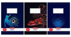 Herlitz 523 A5-ös vonalas jegyzetfüzet 70g/m2, fiús motívumok keveréke