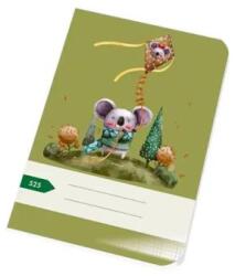 KRPA 525-ös jegyzetfüzet, A5, 20 lap, négyzet alakú