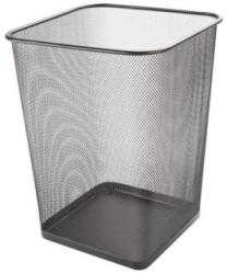 Q-CONNECT Drótkosár 18 ℓ, négyzet alakú, fekete