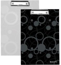 KARTON P+P Írótömb A4-es klipszel, fehér (fekete-fehér)