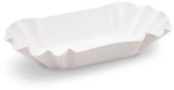 WIMEX Papírtál (FSC Mix) zsírálló ovális fehér 17, 5 x 10, 5 x 3 cm [250 db]