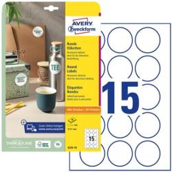 Avery Zweckform Univerzális kerek címkék 51 mm, Avery A4, 10 lap