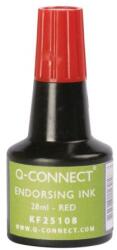 Q-CONNECT bélyegzőfesték piros 28ml