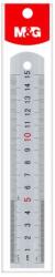 M&G vonalzó 15 cm, alumínium