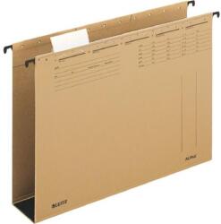 Leitz ALPHA függeszthető mappa, 60 mm, alsó rész, barna