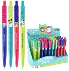 M&G Golyóstoll M&G So Many Cats 0, 7 mm, kék - tonerdepot - 280 Ft