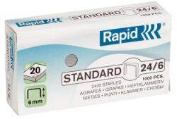 Rapid Gemkapcsok, 24/6, RAPID "Standard", 1000 db