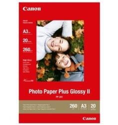 Canon Photo Paper Plus Glossy, PP-201 A3, fotópapír, fényes, 2311B020, fehér, A3, 275 g/m2, 20 db, tintasugaras