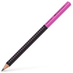 Faber-Castell Grafit ceruza Faber-Castell Grip Jumbo / HB fekete/rózsaszín