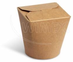 WIMEX Élelmiszerdoboz Ázsia (PAP/PE) kraft 750ml/26oz [50 db]