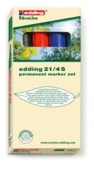 edding 21/4S permanens filctoll készlet