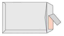 Harmanec-Kuvert C4-es borítékok ragasztószalaggal, fehér, 500 db